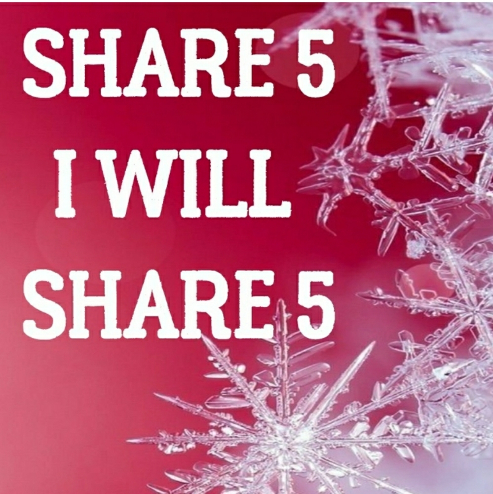 You share 5, I share 5